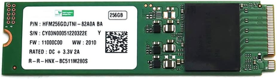 SSD накопичувач SK hynix 256GB M.2 2280 PCI-E NVMe (HFM256GDJTNI-82A0A)