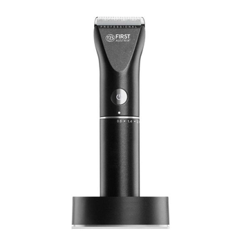 Машинка для стрижки First fa-5676-8, Black, аккумулятор, 4 насадки, регулируемая длина лезвий, щеточка для чистки, масло