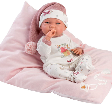 Лялька Llorens Ніка з подушкою та в піжамі 40 см (8426265738809)