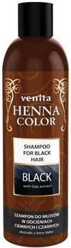 Шампунь Venita Henna Color Black трав'яний для волосся в темних і чорних відтінках 250 мл (5902101519588)