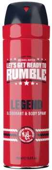 Дезодорант для тіла Rumble Men Legend спрей 200 мл (5060648120275)
