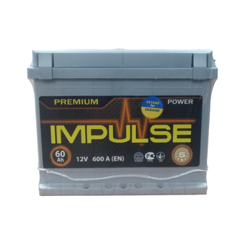 Аккумулятор Impulse Impulse Premium 12В 60Aч\600A правый плюс 242x175x190 (6CT60A3(0))