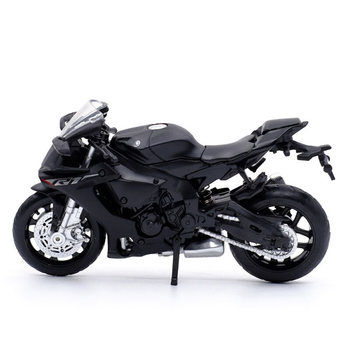 Металева модель мотоцикла Maisto Motorcycles Yamaha YZF-R1 з підставкою 1:18 (5907543774847)