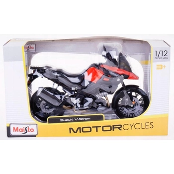 Metalowy model motocykla Maisto Suzuki V-Storm 1:12 (5907543775547)