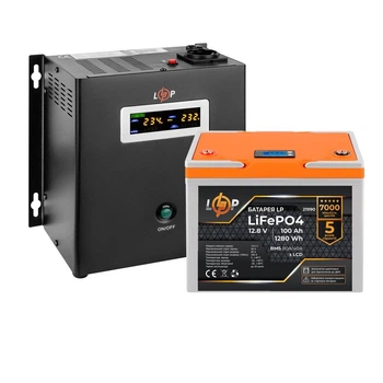 アンプ RPS100A Комплект резервного живлення UPS 800VA+АКБ LiFePO4 1280W
