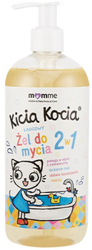 Żel do mycia 2 w 1 MomMe Kicia Kocia łagodny 500 ml (5901867234476)