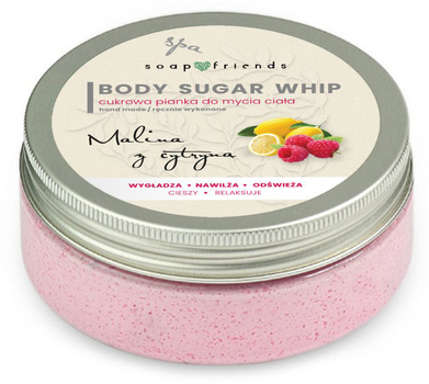 Pianka do mycia ciała Soap&Friends Body Sugar Whip malina and cytryna 200 g (5903031203622)