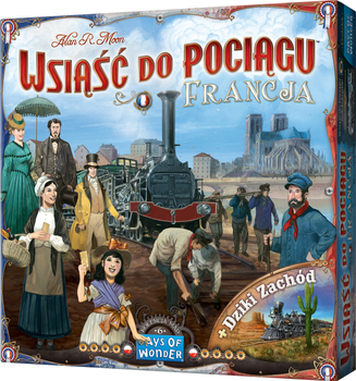 Додаток до настільної гри Rebel Ride the Train Map Collection 6 France and The Wild West (0824968211281)
