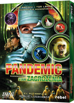 Gra planszowa Rebel Pandemic Stan zagrożenia (5902650616349)