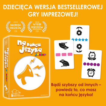 Настільна гра Nasza Księgarnia На кінчику мови Junior (5902719477508)