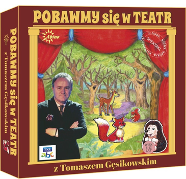 Gra planszowa Abino Pobawmy Się W Teatr Z Tomaszem Gęsikowskim (5907438272304)