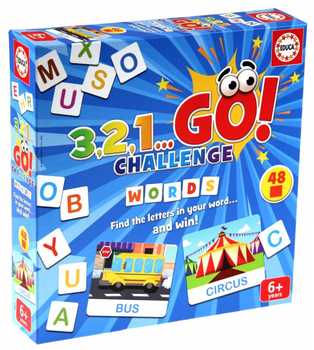Gra planszowa Educa 3 2 1 Go Challenge Words (8412668194755)