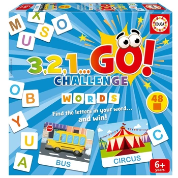 Настільна гра Educa 3 2 1 Go Challenge Words (8412668194755)
