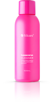 Preparat Silcare Cleaner Base One do odtłuszczania płytki paznokcia 500 ml (5902560518795)