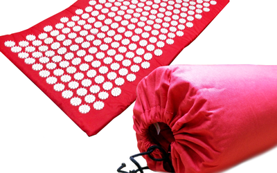 Масажний килимок (аплікатор Кузнєцова) Релакс 165*40 см Червоний