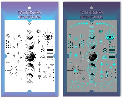 Тимчасовий неоновий тату "Night Show" - Tattooshka Тимчасовий неоновий тату "Night Show" (1шт) (1119113-0-2)