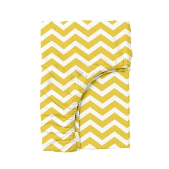 Простынь на резинке Cosas YELLOW ZIGZAG 160х200х30 (4822052206157)