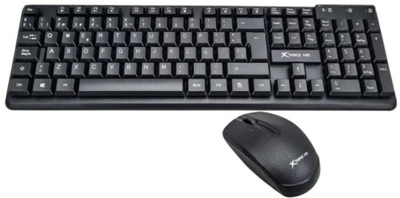 Zestaw bezprzewodowy Xtrike Me Kit Keyboard + Mouse Mk205W Wireless Black (6932391927335)