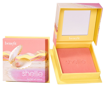 Рум'яна пудрові Benefit Shellie Warm-Seashell Pink Blush miękki 6 г (602004138200)