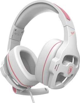 Słuchawki Sades SA-726 Ppower White/Pink