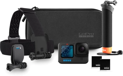 Kamera sportowa GoPro HERO11 Black + Enduro + Head Strap + Handler Floating (CHDRB-111-TH)