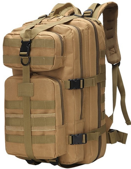 Штурмовой тактический рюкзак 35 L 50х28х25 см Combat Койот 000273556