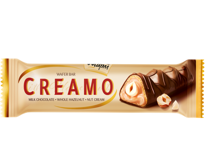 Батончик Шарм Creamo с целым фундуком и ореховой начинкой 25г