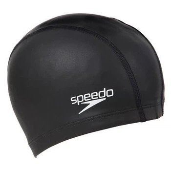 Шапочка для плавания Speedo Ultra Pace Cap, лайкра, черная, универсальный размер OSFM (8-017310001)