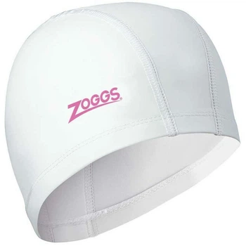 Шапочка для плавания Zoggs, взрослая, полиэстеровая, белая, универсальный размер OSFM (465034.WHPK)