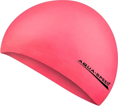 Шапка для плавания Aqua Speed SOFT LATEX 5726 неоновый, розовый Уни OSFM