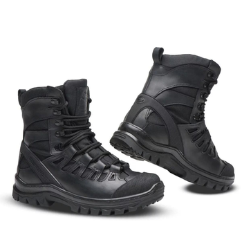 Зимние черные женские военные берцы с быстрой шнуровкой 39 (26 см)