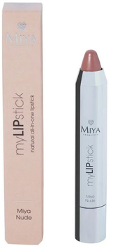 Szminka Miya Cosmetics myLIPstick naturalna pielęgnacyjna all-in-one Nude 2.5 g (5906395957552)