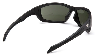 Захисні окуляри Venture Gear Tactical Howitzer Black (forest grey) Anti-Fog, чорно-зелені в чорній оправі
