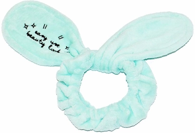 Opaska do włosów Dr. Mola Bunny Ears kosmetyczna Miętowa (5903332902316)