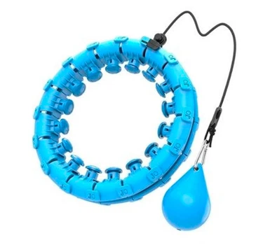 Хулахуп, массажный обруч Intelligent Hulahoop 8767, голубой