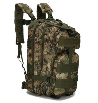 Тактический рюкзак на 25 л D3-GGL-107 Зеленый пиксель
