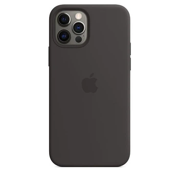 Чехол силиконовый Wave Premium AAA Silicone Case with MagSafe для Apple iPhone 12 Pro Max Black