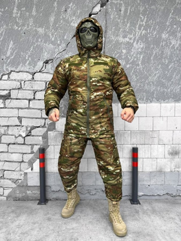 Тактический зимний теплый военный комплект Trust ( Куртка + Штаны ), Камуфляж: Мультикам, Размер: XL