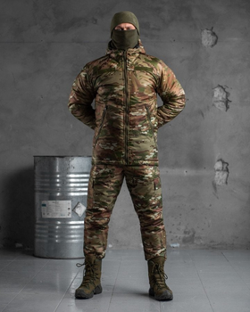 Тактический зимний теплый военный комплект Custer ( Куртка + Штаны ), Камуфляж: Мультикам, Размер: XL