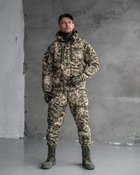 Тактичний зимовий теплий військовий комплект RH-16 ( Куртка + Штани ), Камуфляж: Піксель ЗСУ, Розмір: XXL