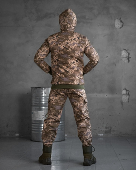 Тактичний зимовий теплий військовий комплект KH/-13 ( Куртка + Штани ), Камуфляж: Піксель, Розмір: L