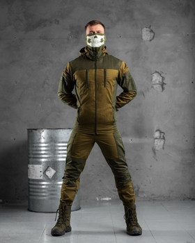 Тактический зимний теплый военный комплект Grade ( Куртка + Штаны + Термобелье ), Камуфляж: Олива, Размер: M