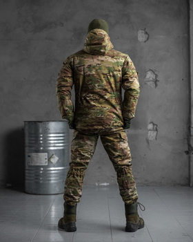 Тактический зимний теплый военный комплект SnowStorm ( Куртка + Штаны ), Камуфляж: Мультикам, Размер: L