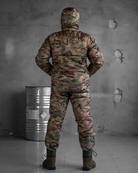 Тактичний зимовий теплий військовий комплект KR-15 ( Куртка + Штани ), Камуфляж: Мультикам, Розмір: S