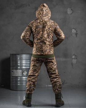 Тактичний зимовий теплий військовий комплект PH-13 ( Куртка + Штани ), Камуфляж: Піксель, Розмір: M
