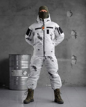Тактичний зимовий теплий військовий комплект Falcon ( Куртка + Штани ), Камуфляж: Білий, Розмір: XXL