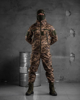 Тактический теплый военный комплект Faura ( Куртка + Штаны ), Камуфляж: Пиксель, Размер: XXL