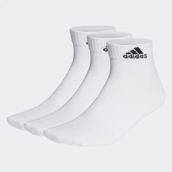 Набор женских носков коротких хлопковых Adidas T Spw Ank HT3468 37-39 3 пары White (4066746321317)