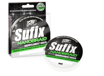 Шнур SUFIX Nano Braid 100m рожевий 0.06mm 3.3 kg