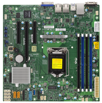 Материнська плата Supermicro MBD-X11SSL-F-B (s1151, Intel C232, PCI-Ex16)